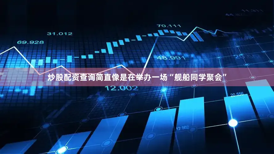 炒股配资查询简直像是在举办一场“舰船同学聚会”